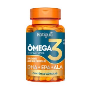 Ômega 3 Tripla Fonte DHA + EPA + ALA 60 Cápsulas | Katiguá – Suplemento Alimentar