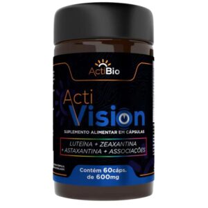 Acti Vision ActiBio Luteína Zeaxantina Astaxantina 60 Cápsulas 600mg